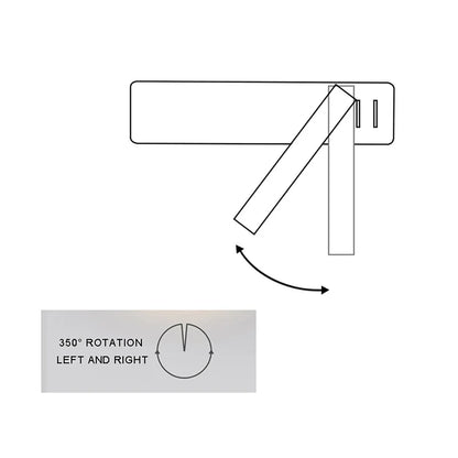 Rotating LED Bedside Reading Lamp