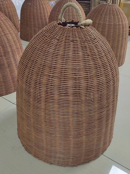 New Rattan Ceiling Chandelier Restaurant Retro Style Bar