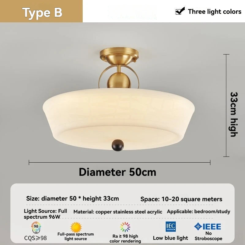 Creme Ceiling Lights - Modern, Cute, Round