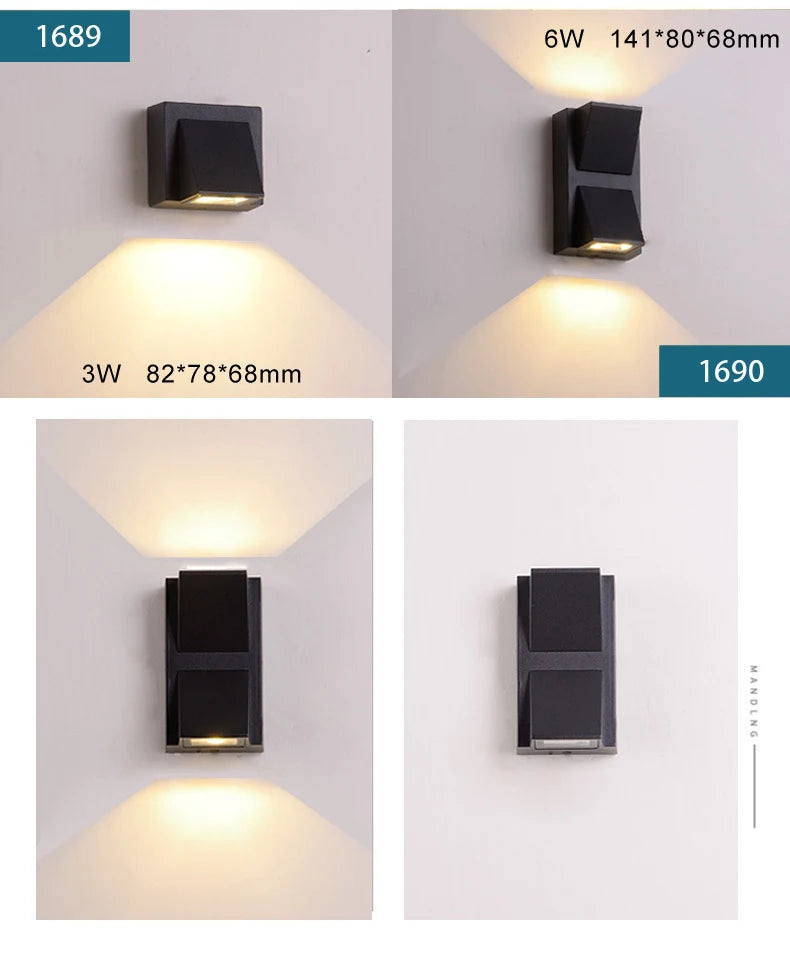 TRAZOS AquaGlow Wall Light - Modern LED Decor