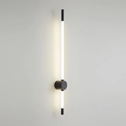Elegant LED Wall Sconce: Modern Black & Gold