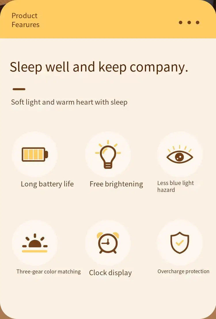 EcoBright Rechargeable LED Desk Lamp with USB