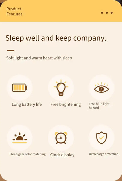 EcoBright Rechargeable LED Desk Lamp with USB