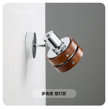 Retro Walnut Wall Sconces