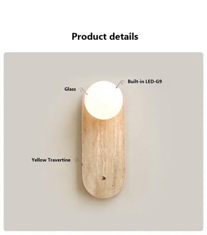 StoneGlow LED Wall Sconce for Stylish Spaces