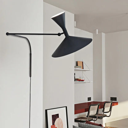 Nordic Glow: Adjustable LED Wall Lamp