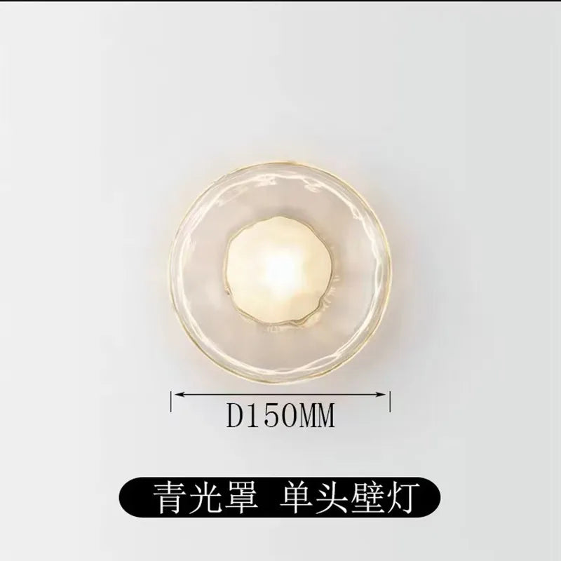 Glass Glow Sconce - Modern LED Wall Light