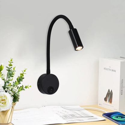 Gooseneck Reading Wall Lamp