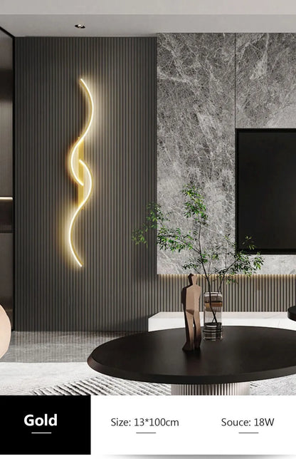 GlowStrip Minimalist LED Wall Sconce