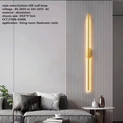 Linear Tube LED Wall Lamp