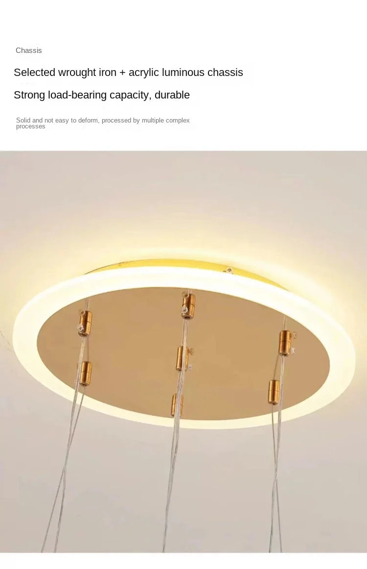 Art Deco LED Chandelier
