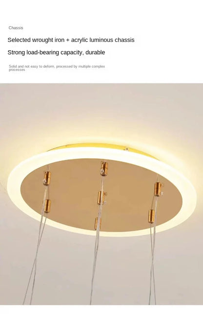 Art Deco LED Chandelier