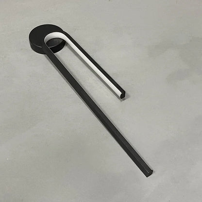 Minimalist Black LED Bedside Wall Sconce