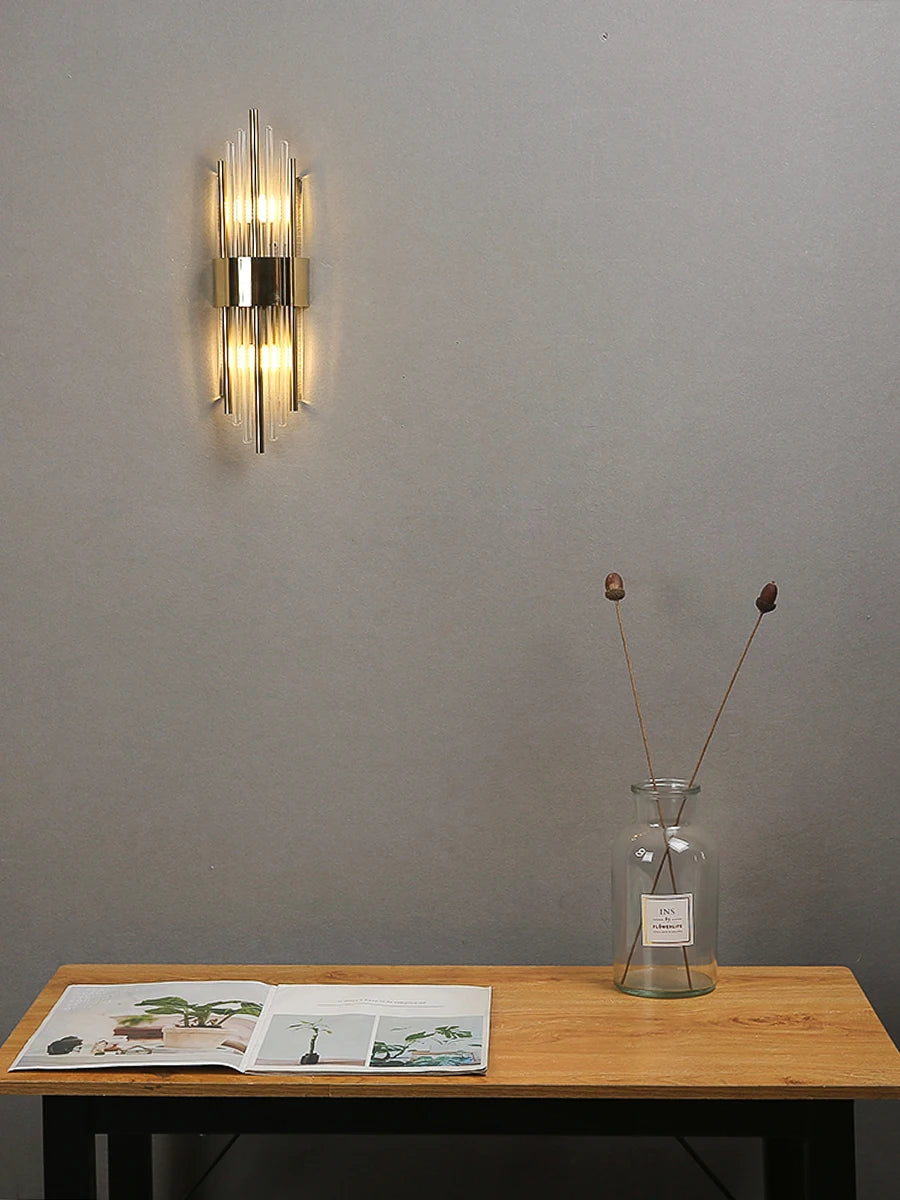 Crystal Up Down Sconce