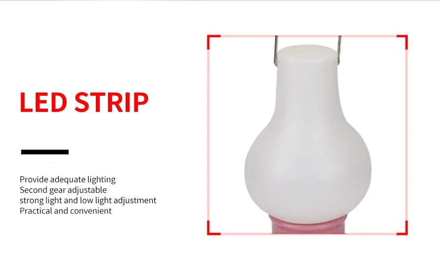 All-Weather CampGlow: 2-Mode Portable Lantern