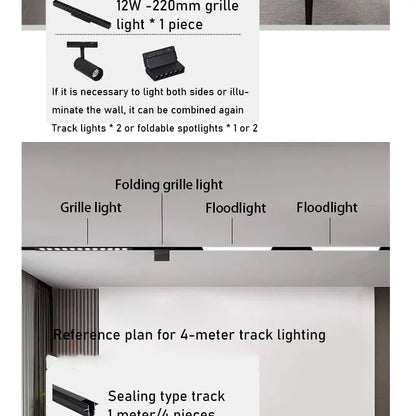 MagnaGlow Ceiling Track Light System