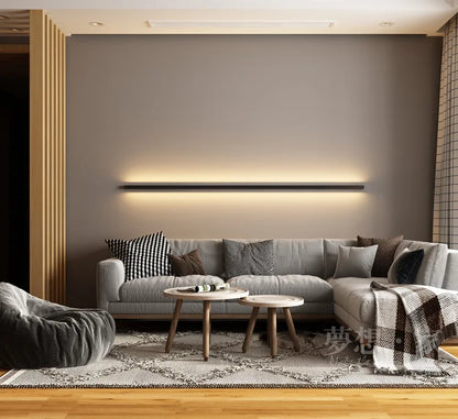 Elegant Black LED Wall Lamp for Modern Spaces