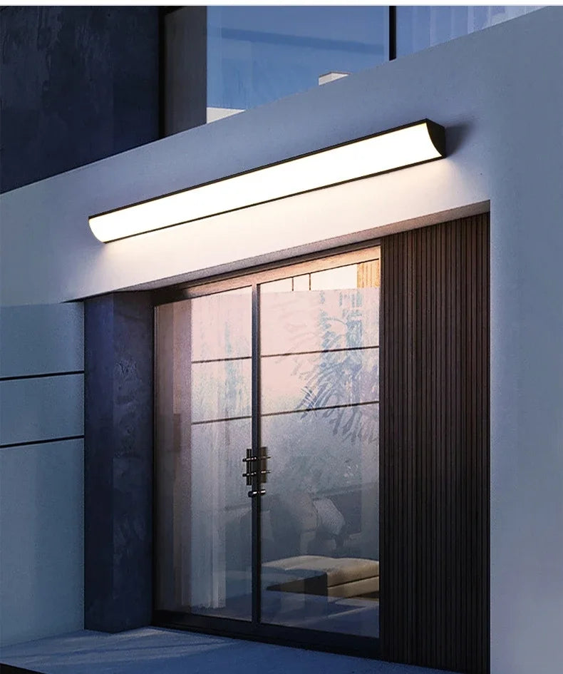 Long Strip Wall Outdoor Lamp