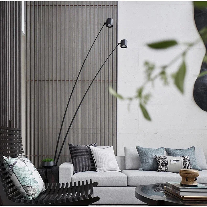 Modern Minimalist Floor Lamp Atmosphere Living Room
