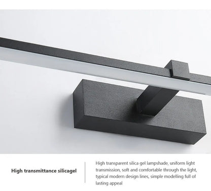 LED Mirror Lights Wall Lamps Recharge