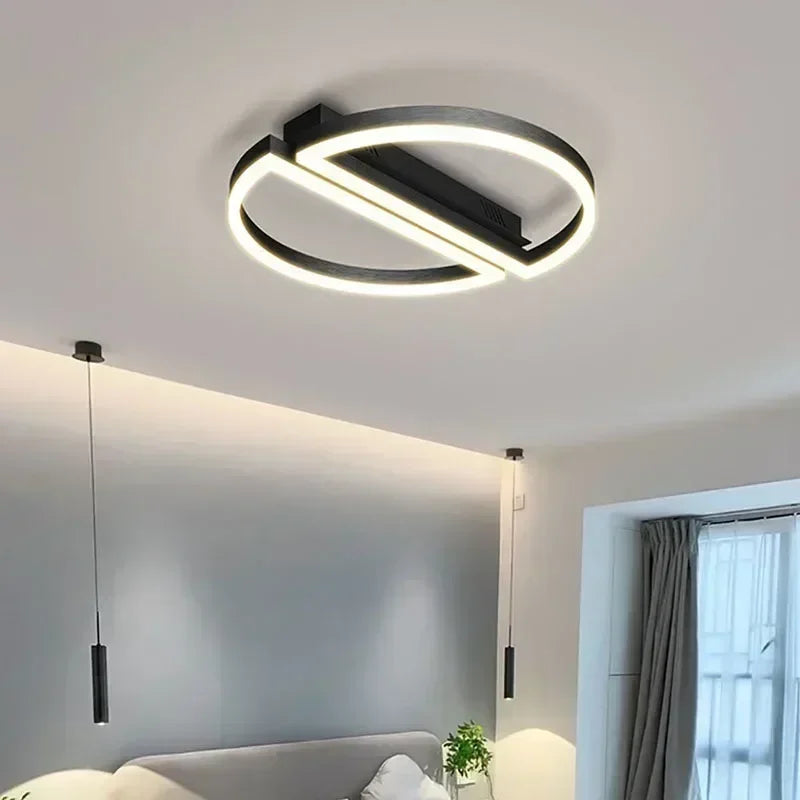 LuminaChic: Modern LED Chandelier for Stylish Spaces