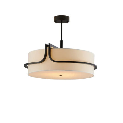 Fabric Shade Chandelier