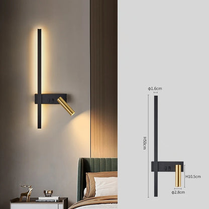 Nordic Bedside Wall Lamp