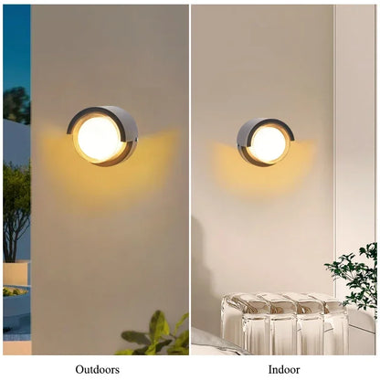 Waterproof Modern LED Wall Lamp for Outdoor Spaces