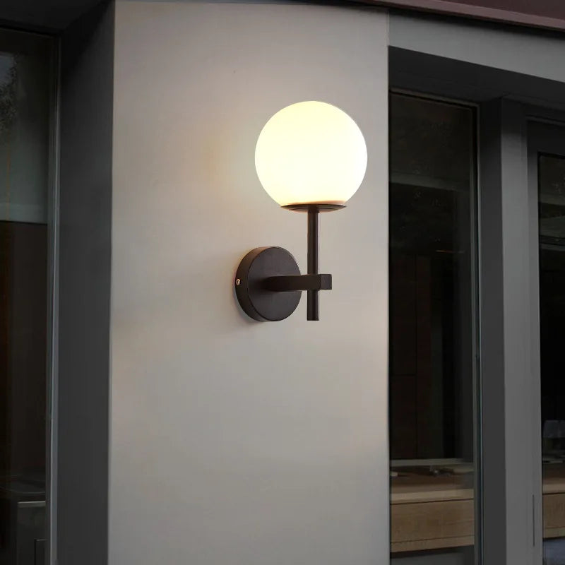 Nordic Glow: Sphere LED Wall Sconce Light
