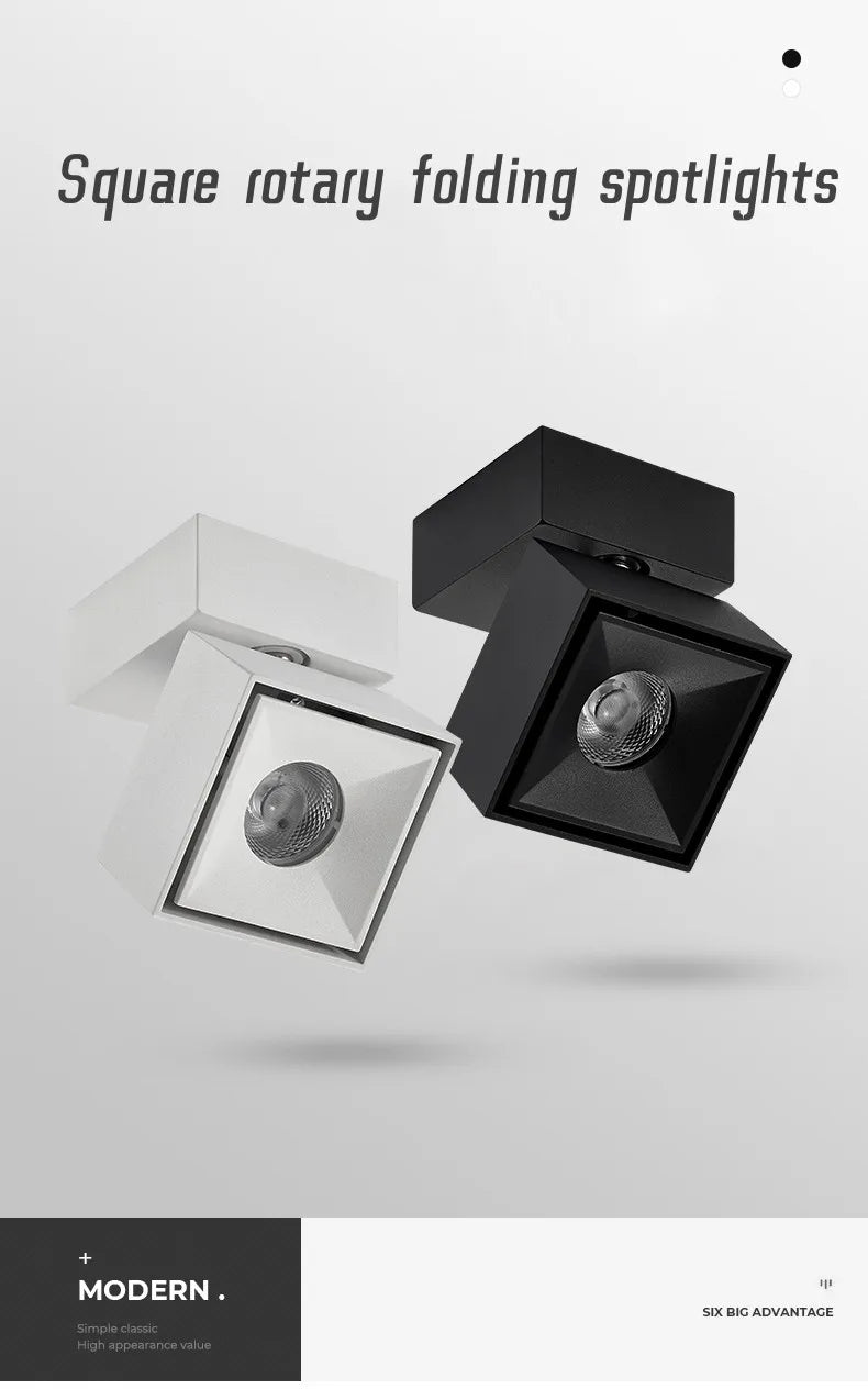 Dimmable 360° COB LED Downlight Spotlights