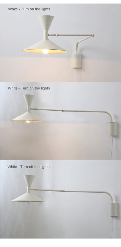 Nordic Glow: Adjustable LED Wall Lamp