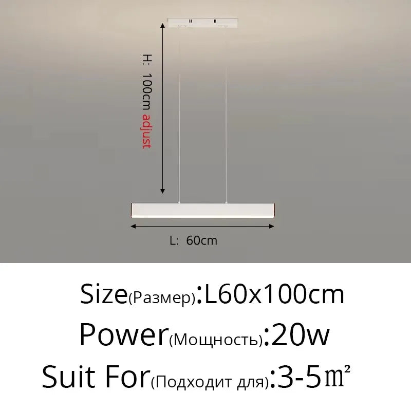 Linear LED Island Pendant