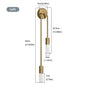 NordicLux Black Gold LED Wall Lamp