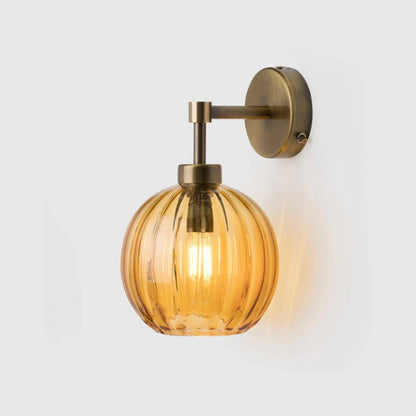 Amber Smoke Wall Sconces