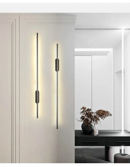 Modern LED Long Wall Lamp Nordic Minimalist Living Room Sofa
