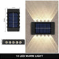 LumiGuard Solar Wall Light - 12 LED Waterproof Lamp