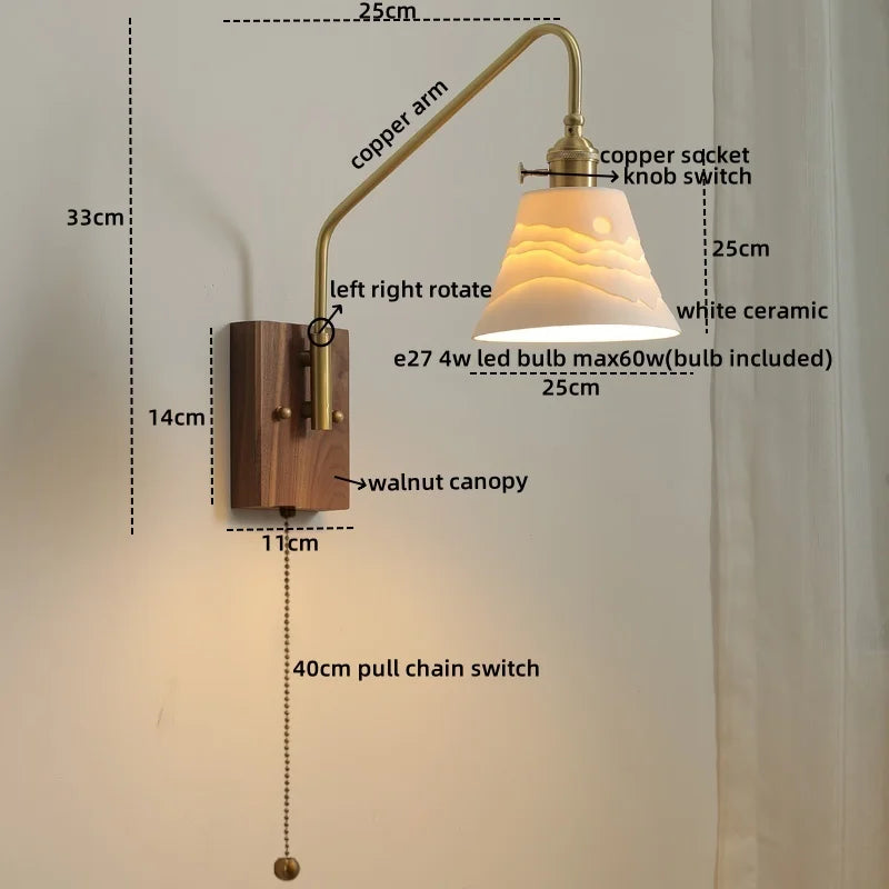 Copper Glow LED Wall Sconce - Modern Home Elegance