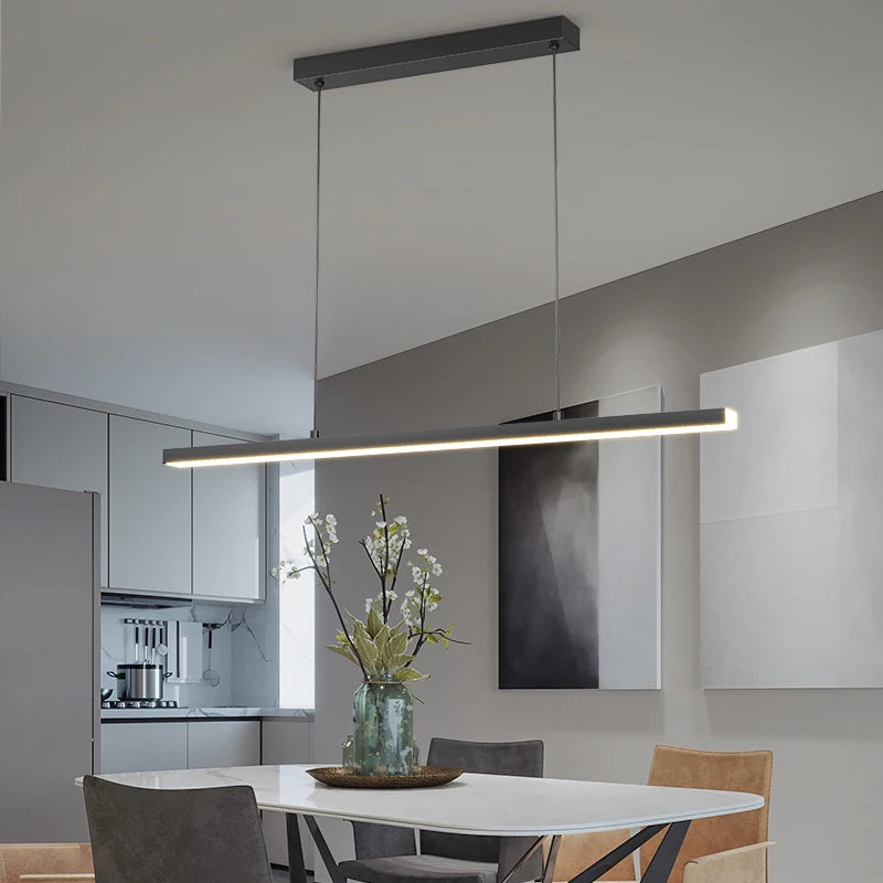 QIYAMI Minimalist Long Pendant Lights