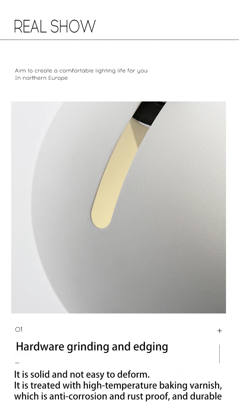 Nordic Round Ball Chandelier