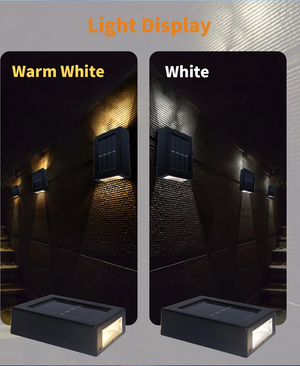 SunGlow Outdoor Wall Washer Solar Light