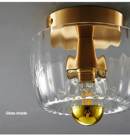 Elegant LED Glass Wall Sconce for Modern Spaces