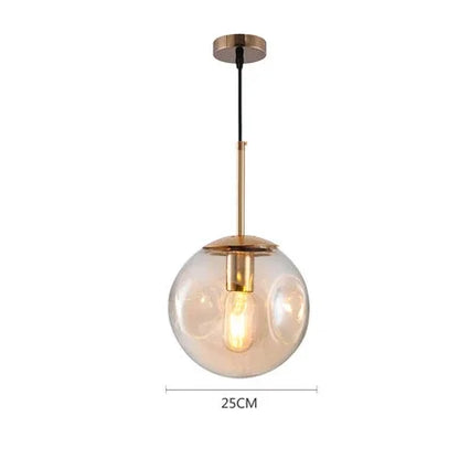 Nordic Glass Ball Pendant Light
