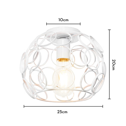 Retro Loft LED Ceiling Lamp - Vintage Charm