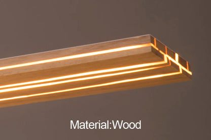 Nordic Wood LED Wall Sconce - Modern Rustic Charm