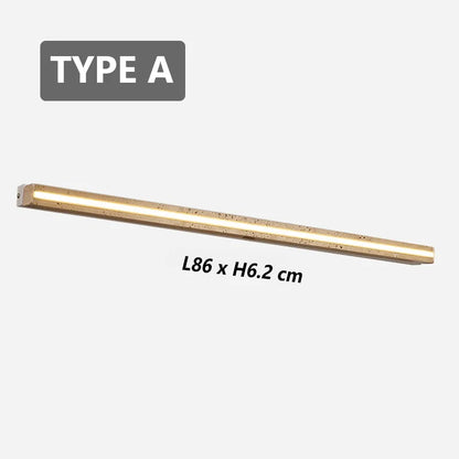 Travertine Glow: Modern Wall Sconce