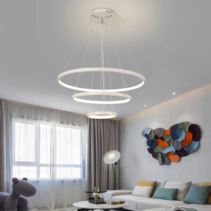 Iron Ring Ceiling Chandelier