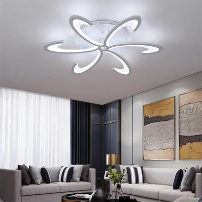 Acrylic LED Ceiling Light, Dimmable with Remote