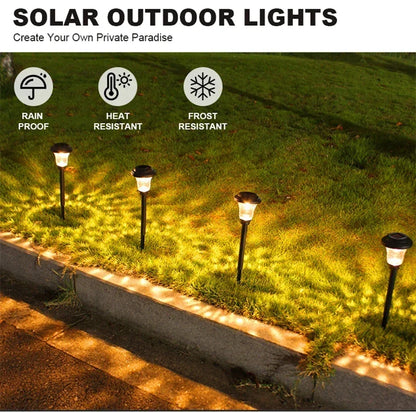 GlowPath Solar Garden Lights - Waterproof LED Elegance