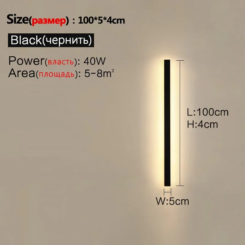Nordic Waterproof LED Wall Sconce - Patio Light