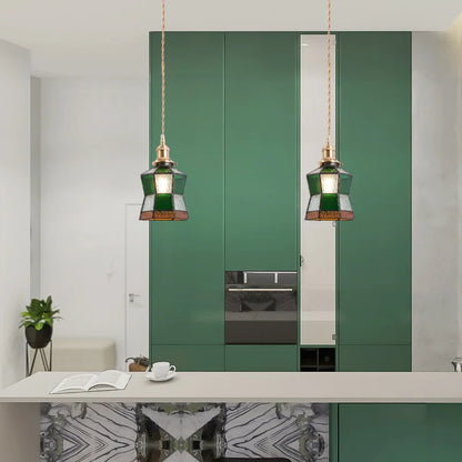 IWHD Nordic Glass LED Pendant Lights Fixtures